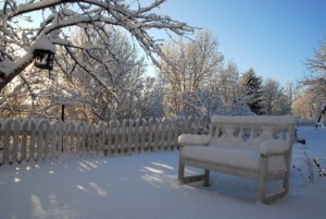 Chair Snow Winter Garden Backyard - inarieklof / Pixabay